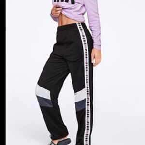 PINK Victoria's Secret Black and Gray Joggers